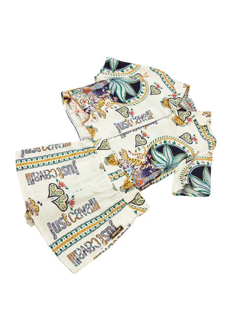 Completo camicia e shorts JUST CAVALLI KIDS | JGP26104CEHZCPALM PPP